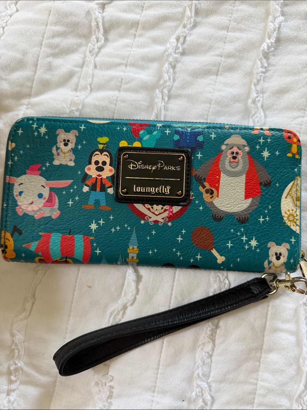 Loungefly Disney Parks Mini Icons Wristlet Wallet